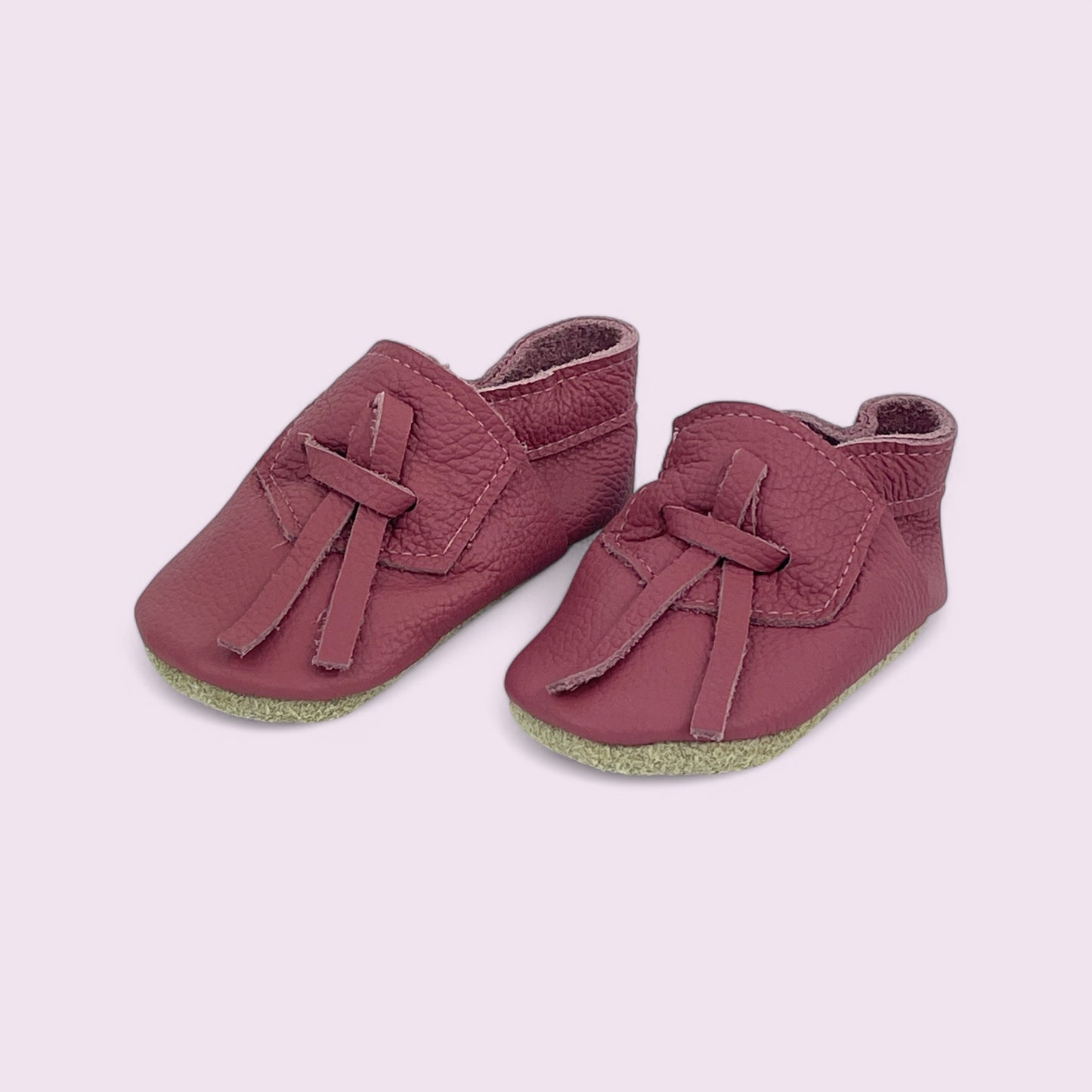 Baby Krabbelschuhe aus Leder