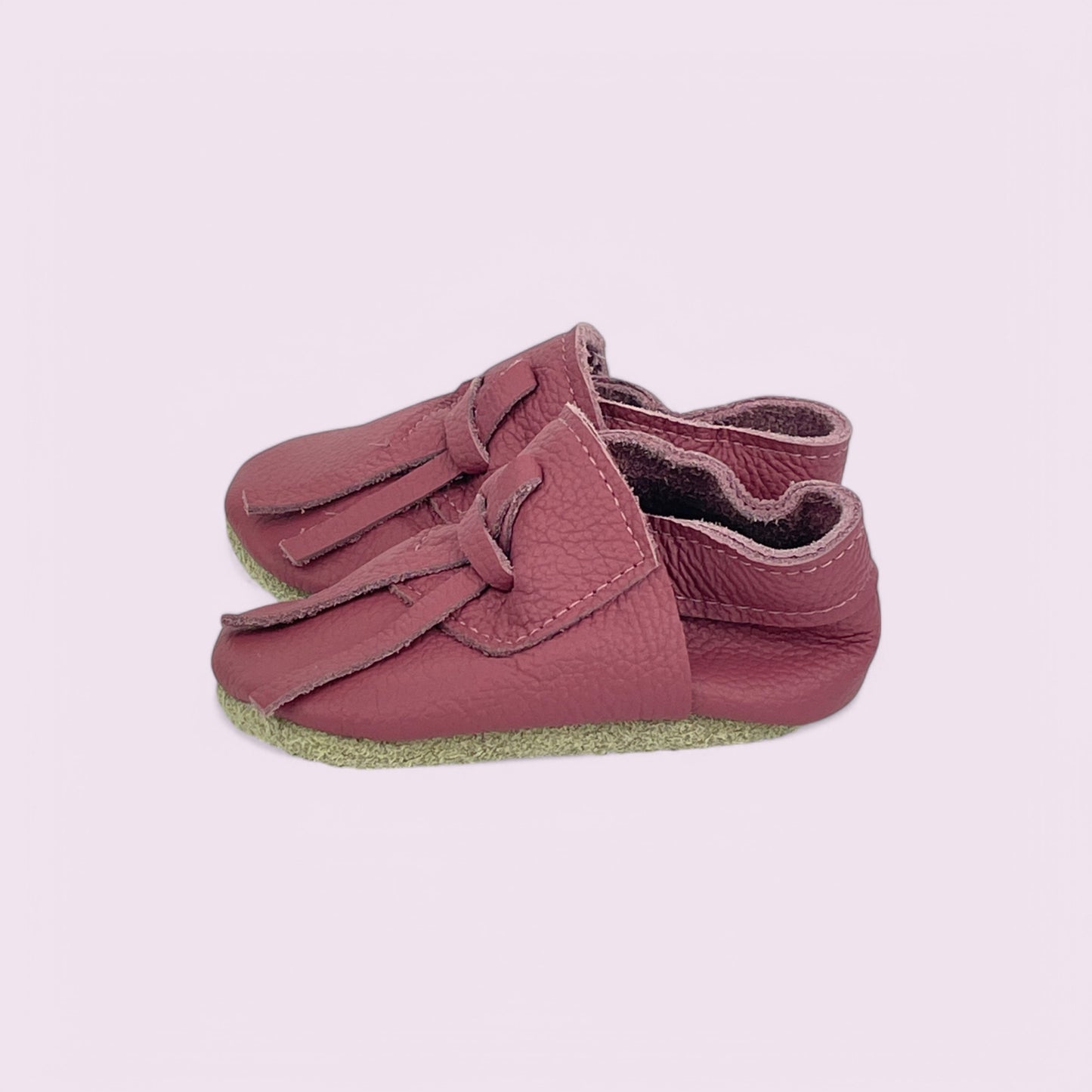 Baby Krabbelschuhe aus Leder