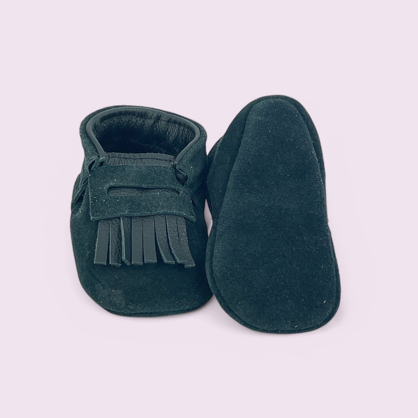Baby Krabbelschuhe aus Leder
