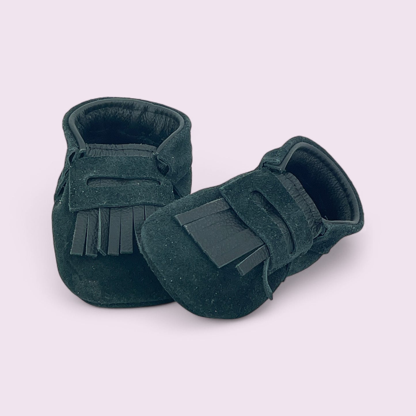 Baby Krabbelschuhe aus Leder