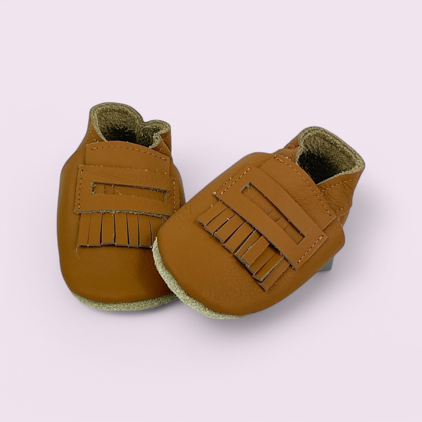 Baby Krabbelschuhe aus Leder
