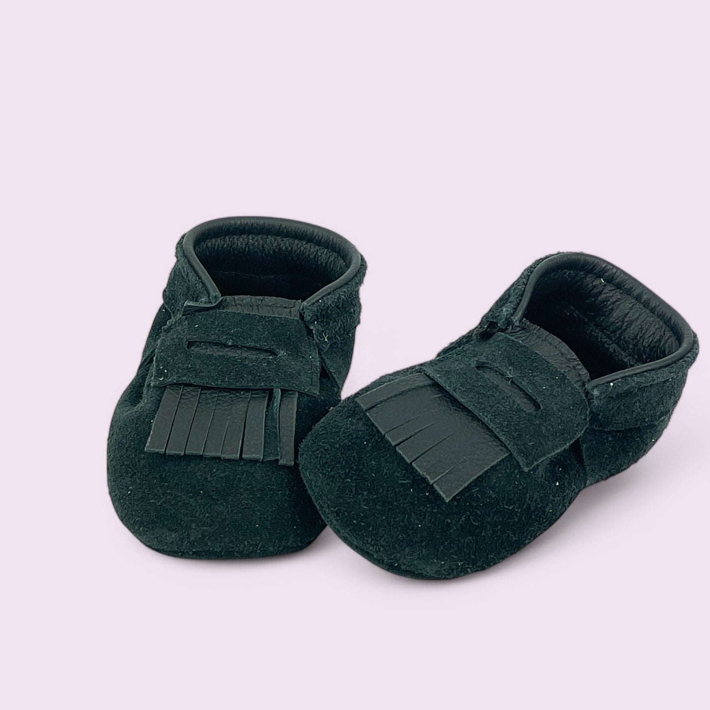 Baby Krabbelschuhe aus Leder