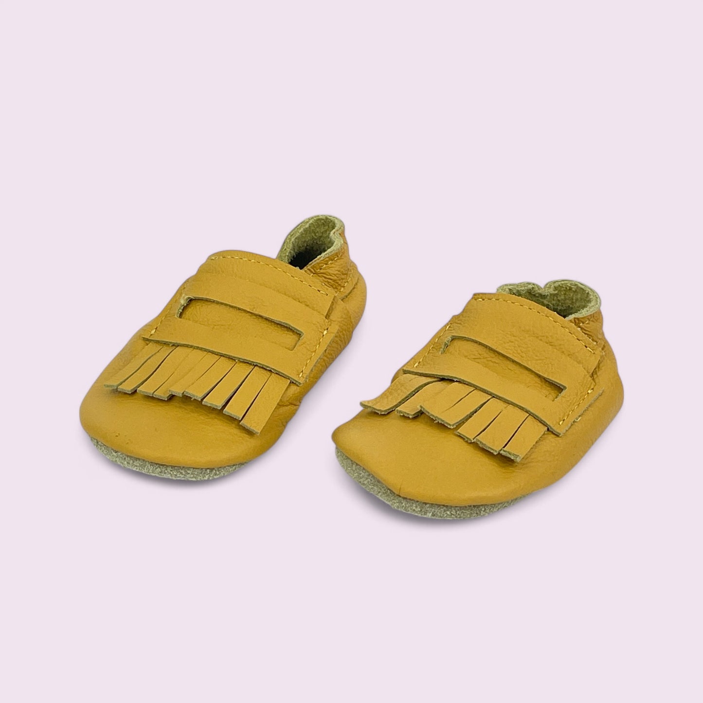Baby Krabbelschuhe aus Leder