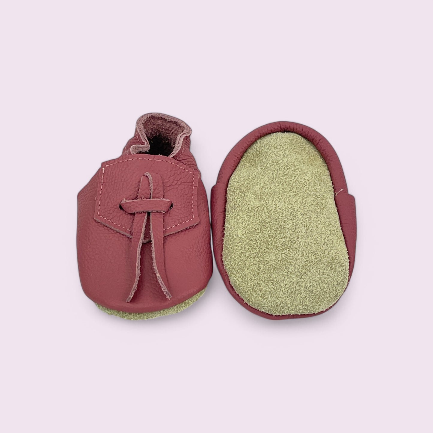 Baby Krabbelschuhe aus Leder