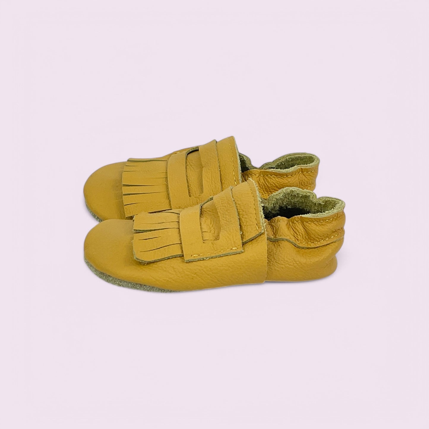 Baby Krabbelschuhe aus Leder