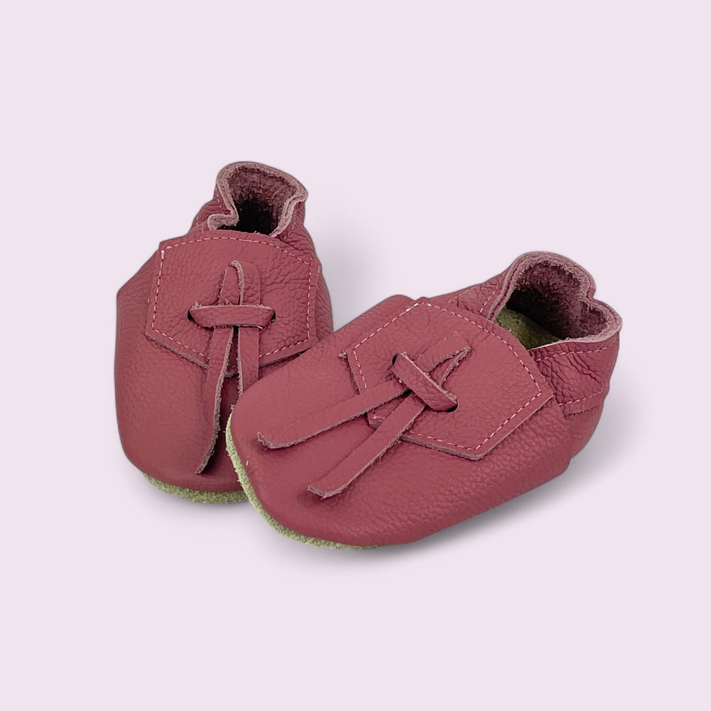 Baby Krabbelschuhe aus Leder
