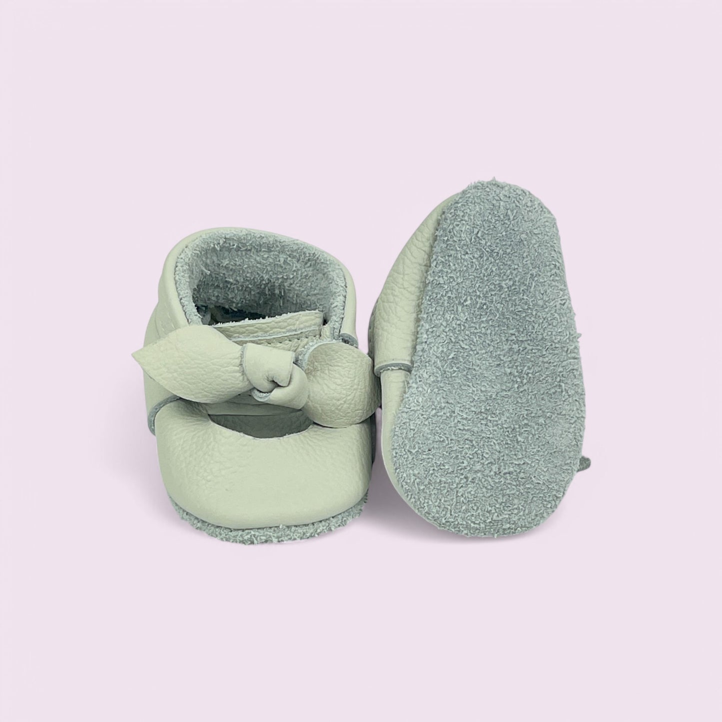 Baby Krabbelschuhe aus Leder