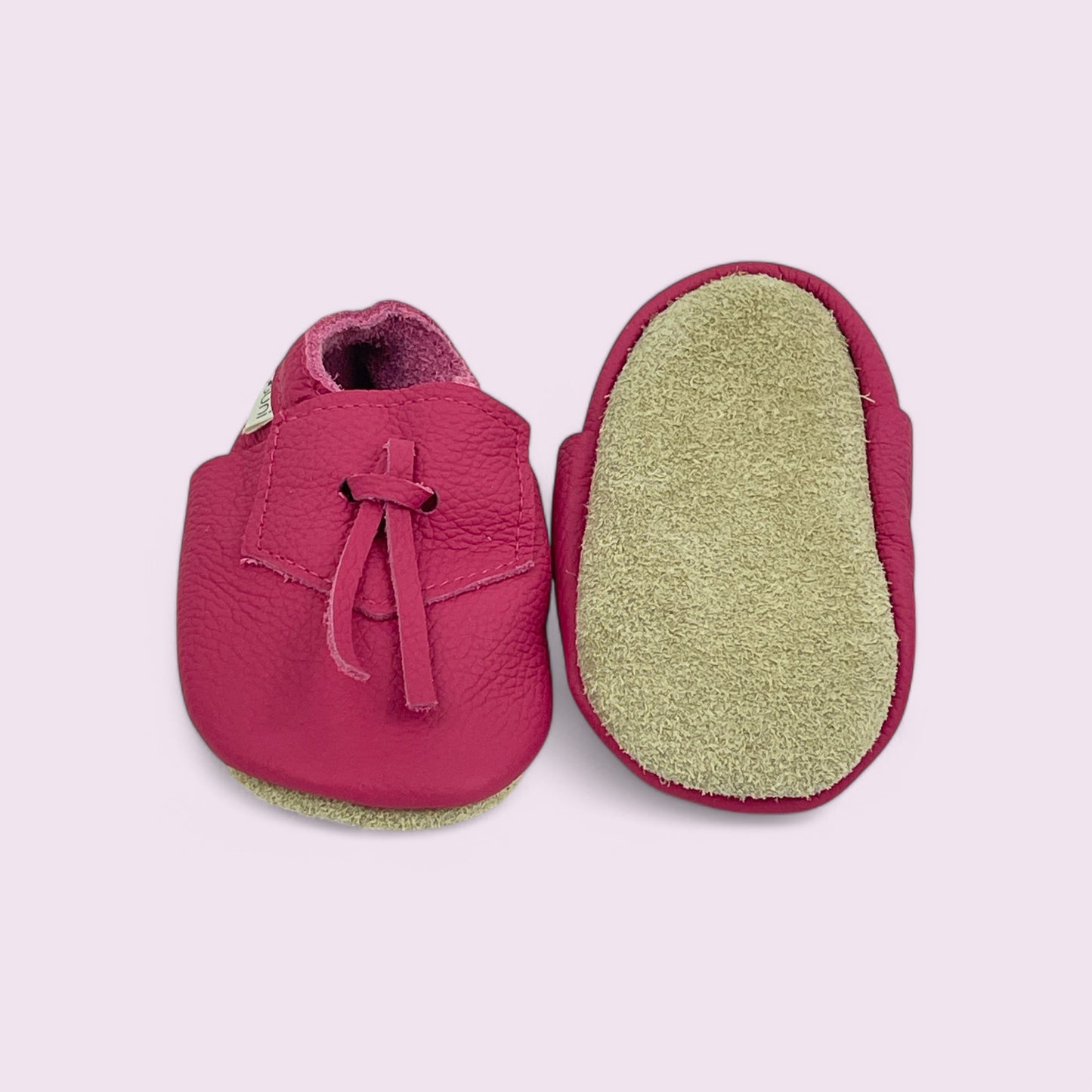 Baby Krabbelschuhe aus Leder