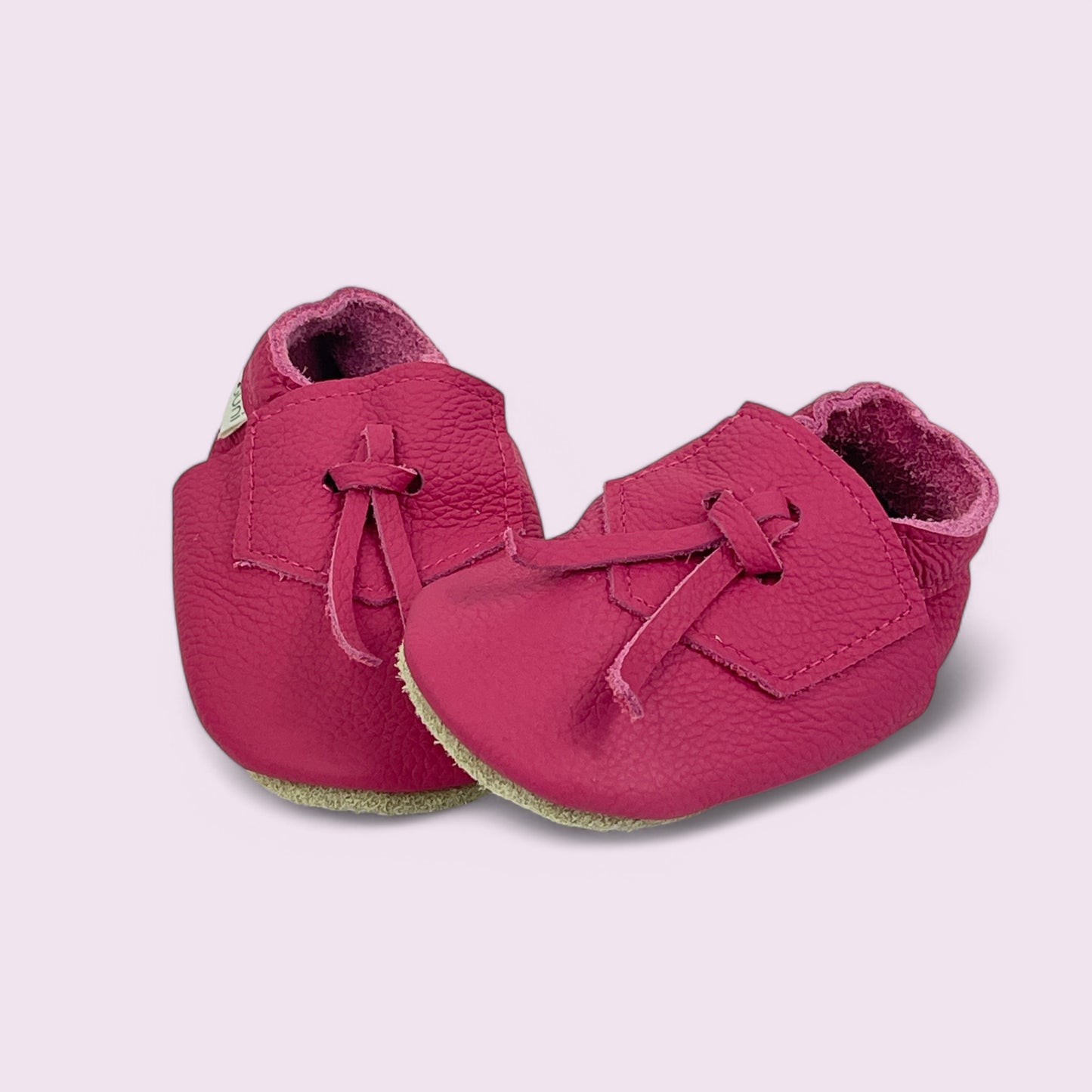 Baby Krabbelschuhe aus Leder