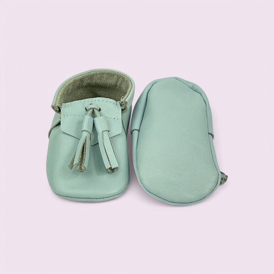 Baby Krabbelschuhe aus Leder