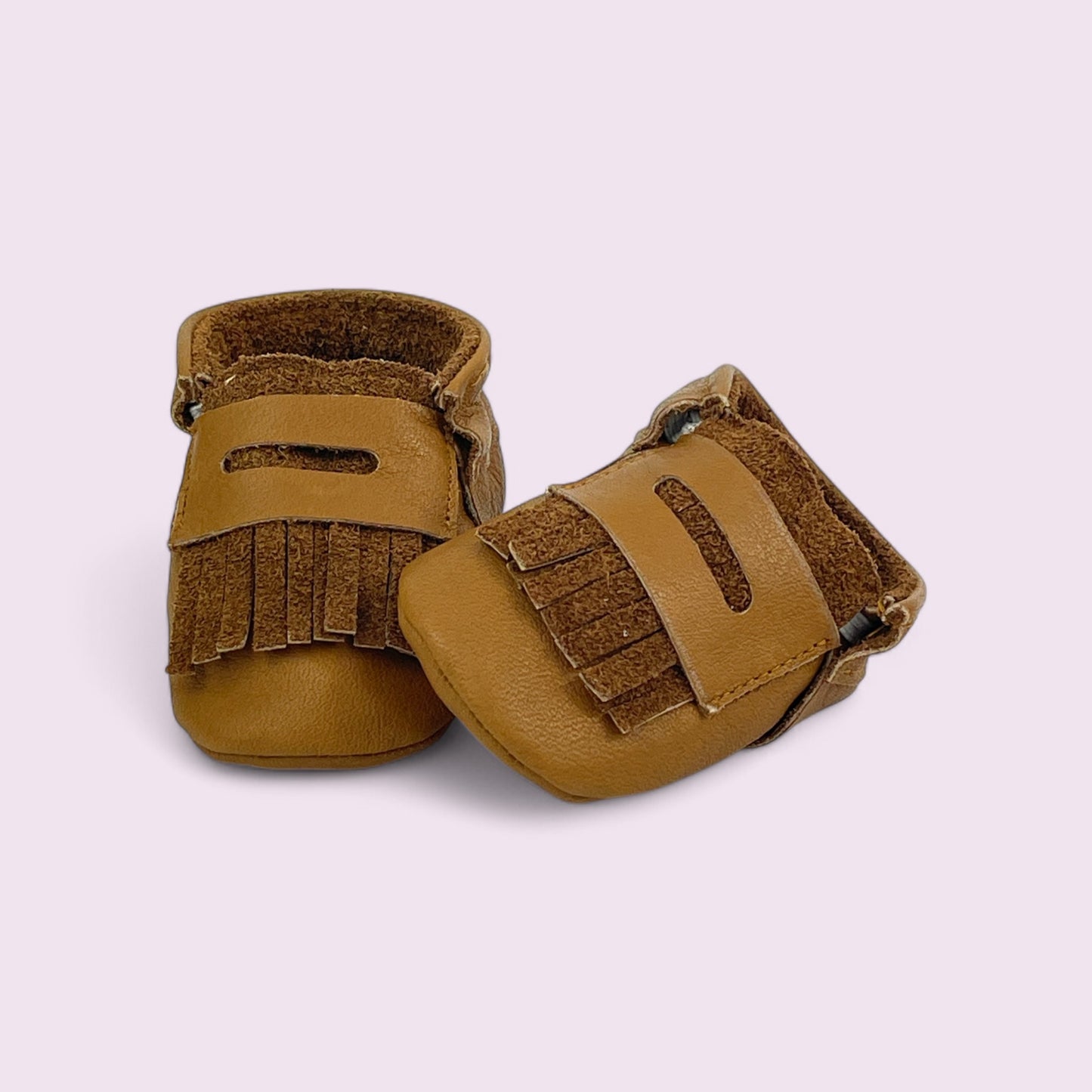 Baby Krabbelschuhe aus Leder