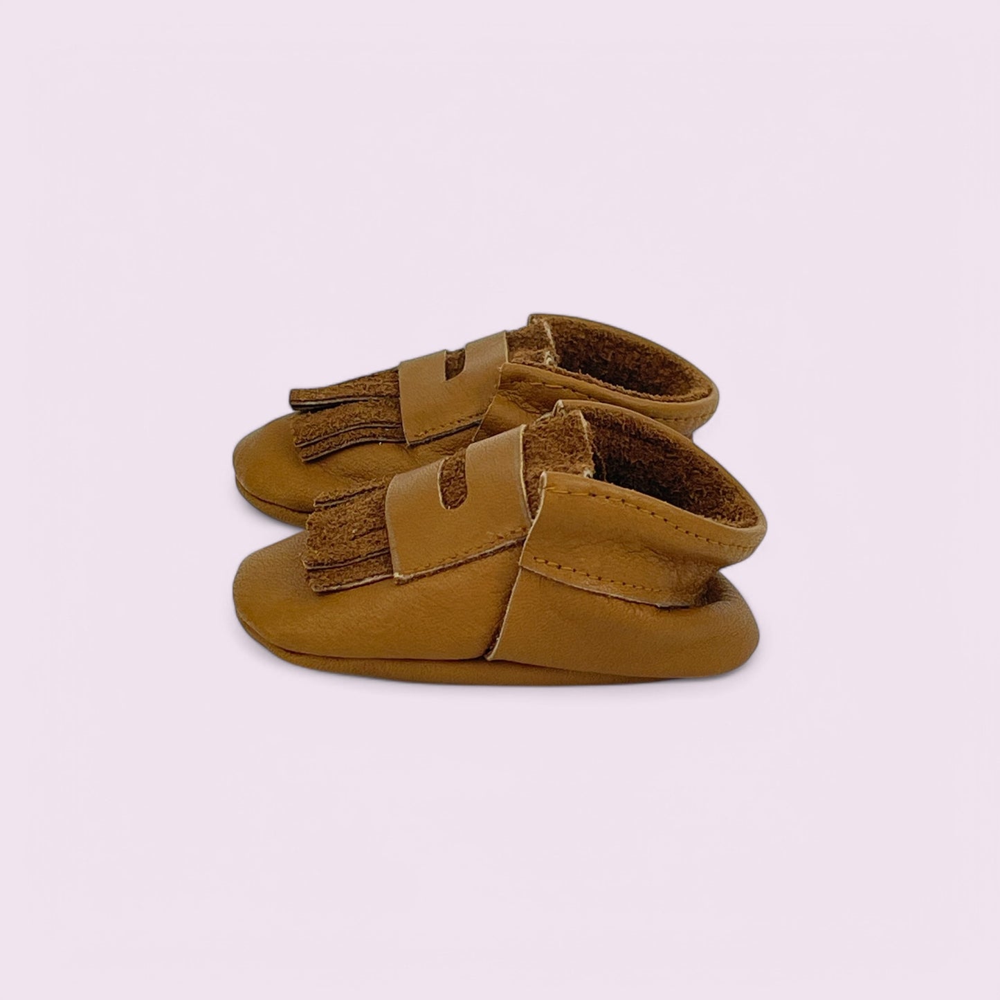 Baby Krabbelschuhe aus Leder