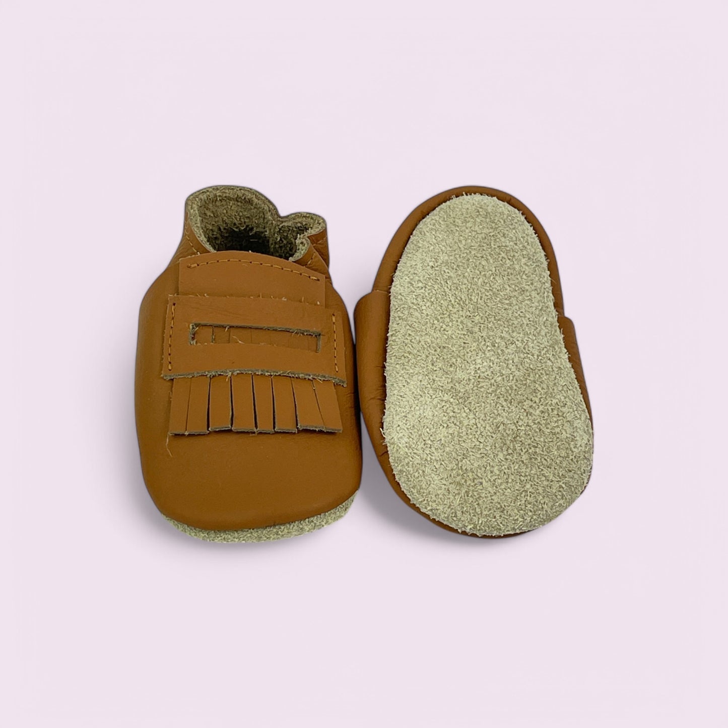 Baby Krabbelschuhe aus Leder