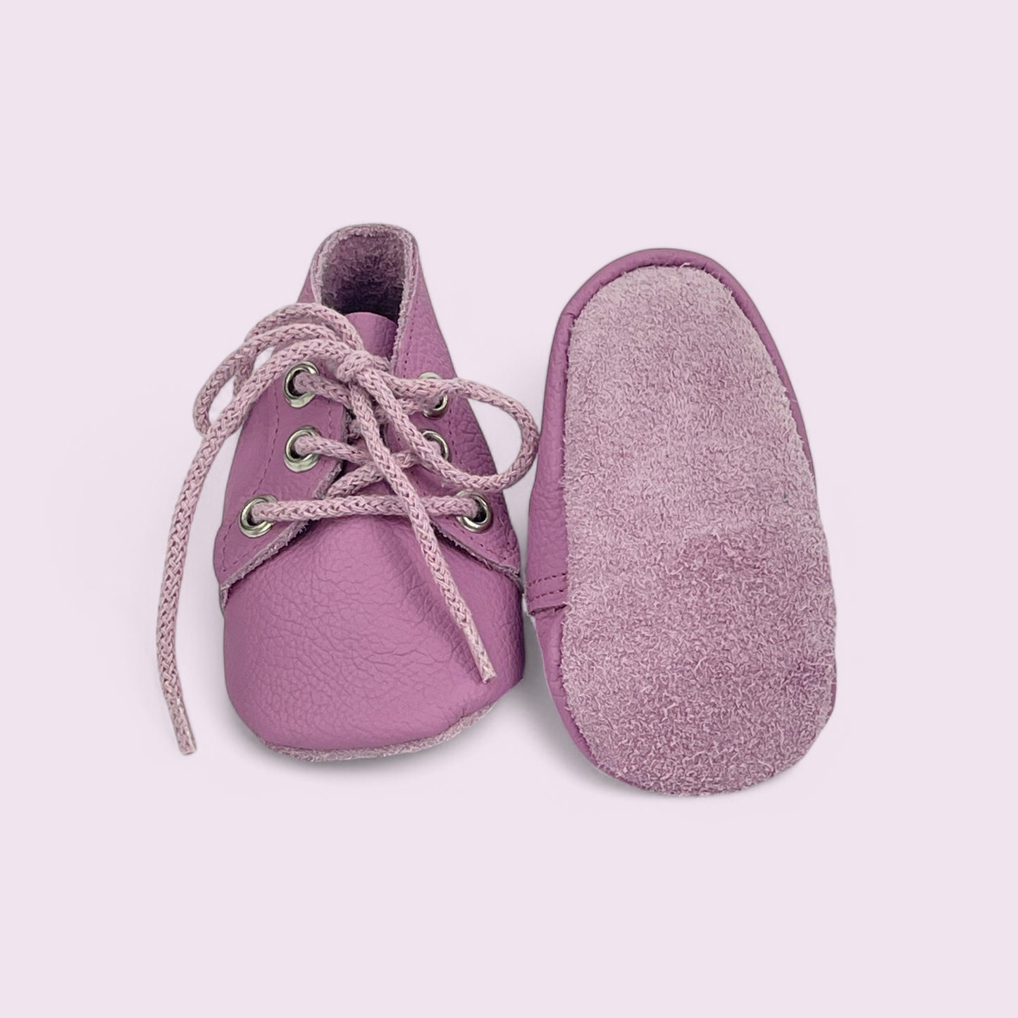 Krabbelschuhe Baby aus Leder