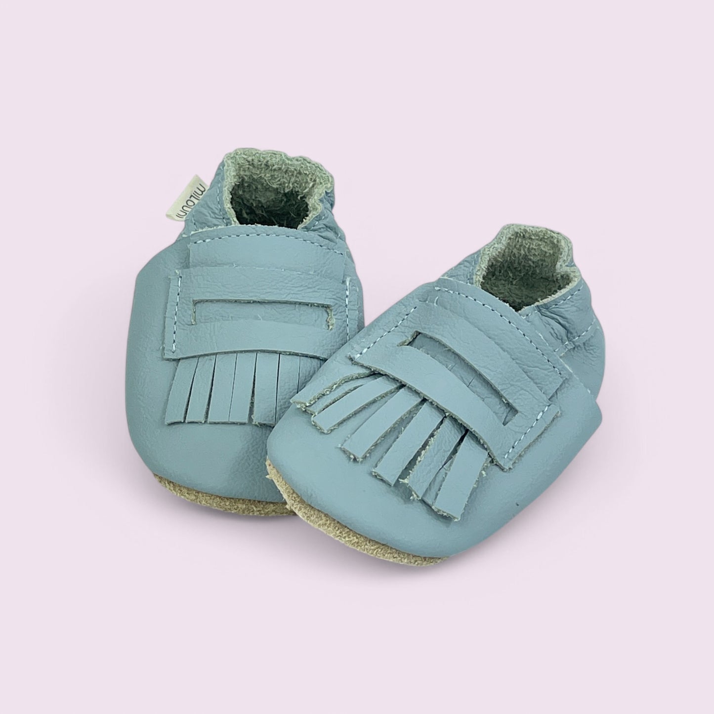 Baby Krabbelschuhe aus Leder