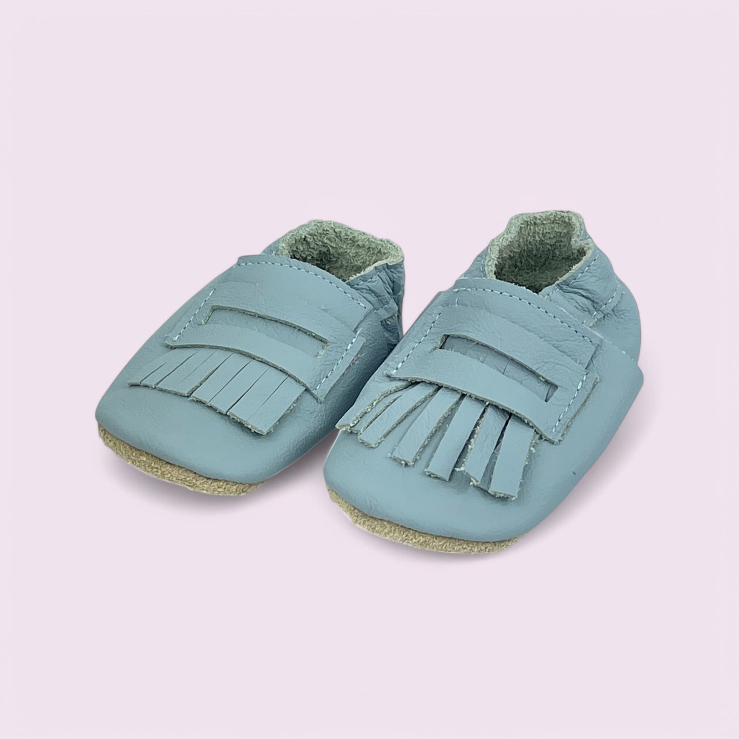 Baby Krabbelschuhe aus Leder
