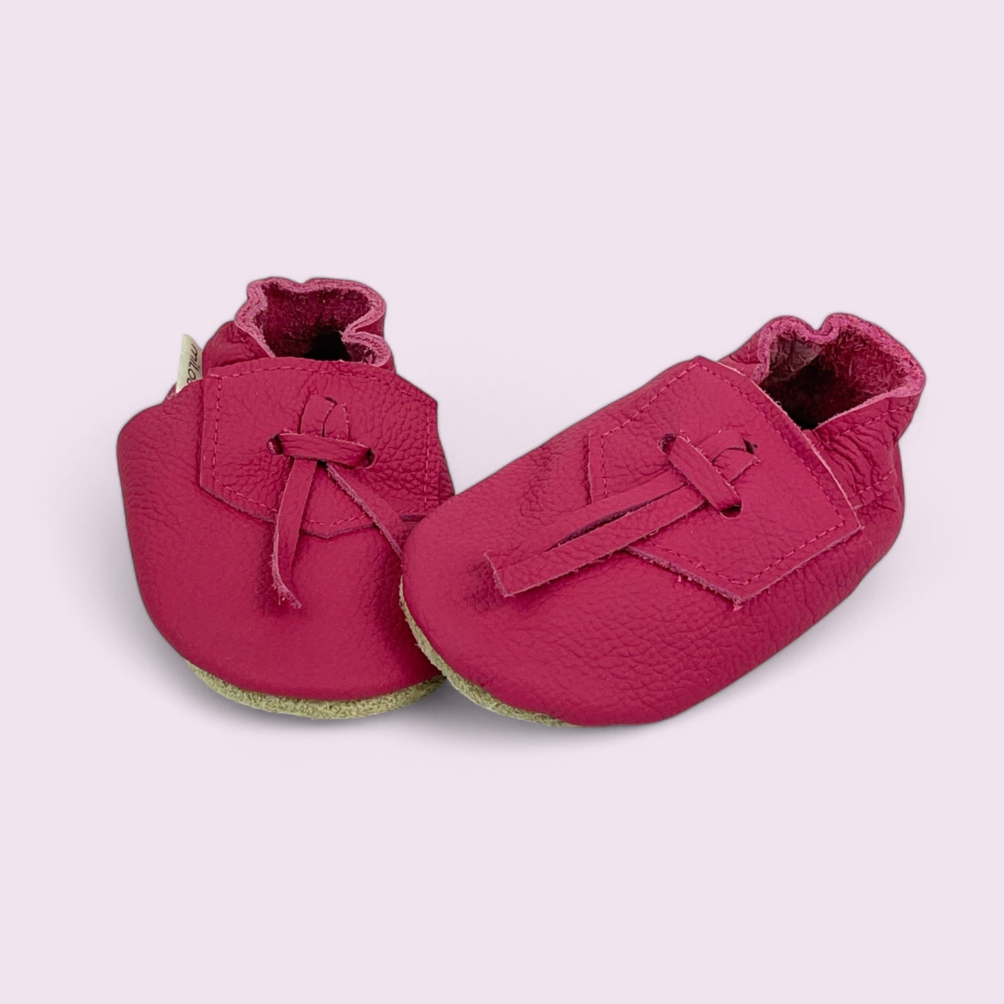 Baby Krabbelschuhe aus Leder