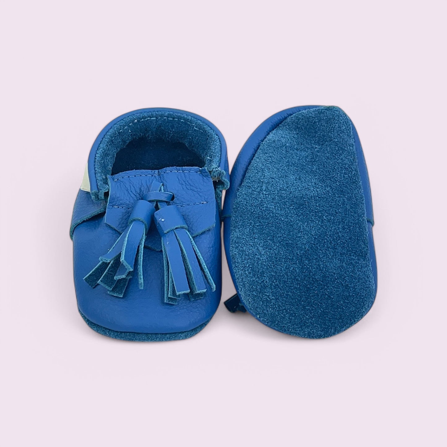 Baby Krabbelschuhe aus Leder