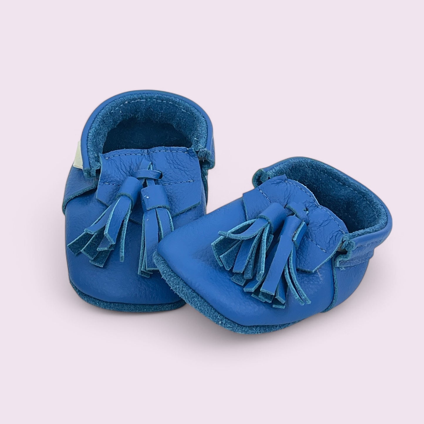 Baby Krabbelschuhe aus Leder
