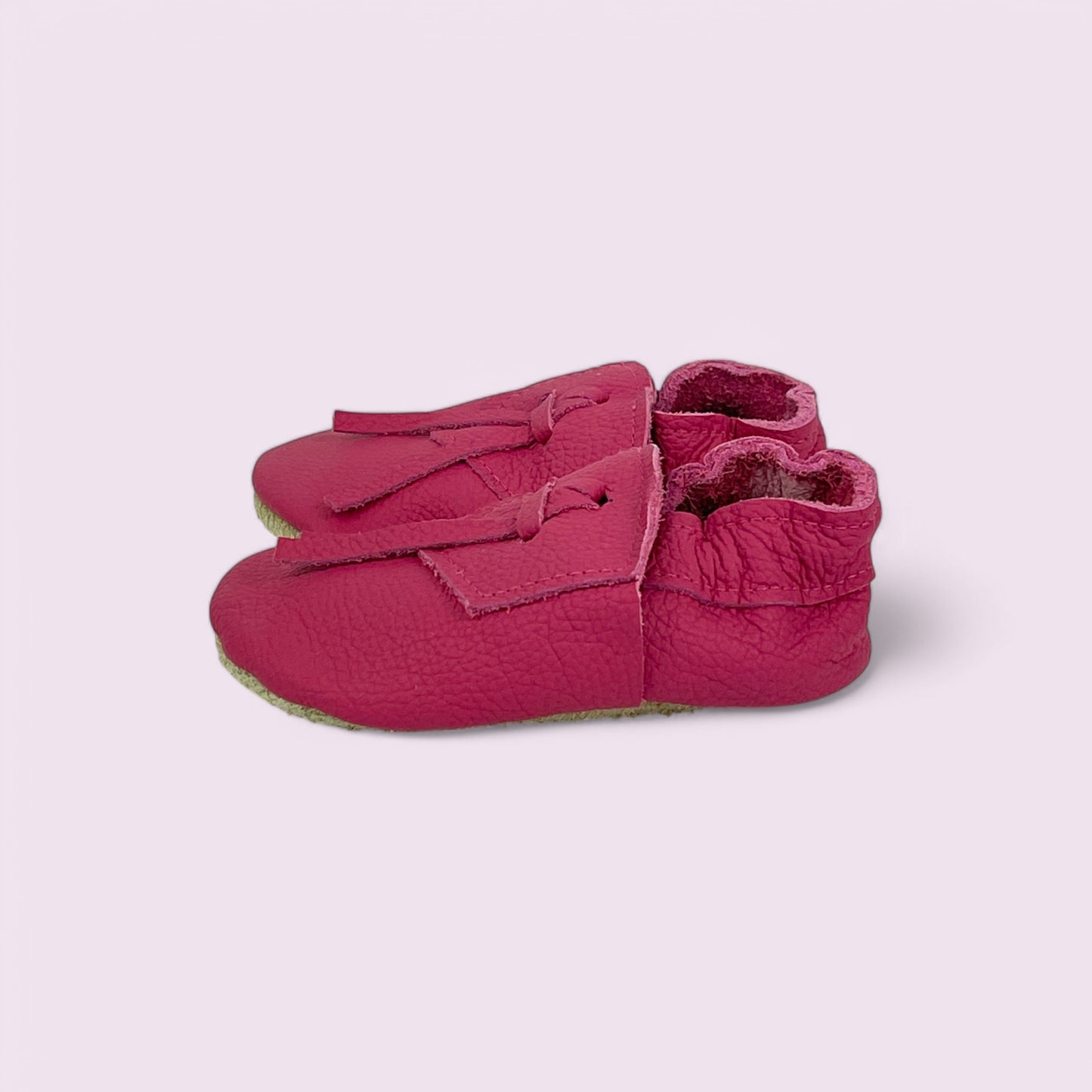 Baby Krabbelschuhe aus Leder