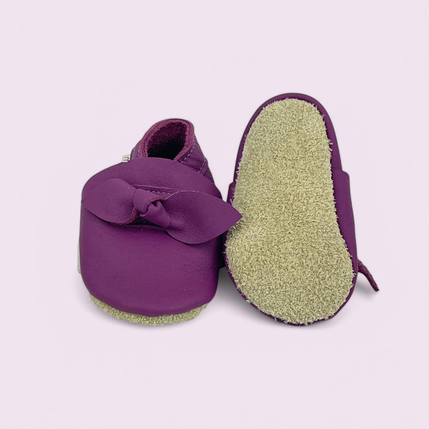Baby Krabbelschuhe aus Leder