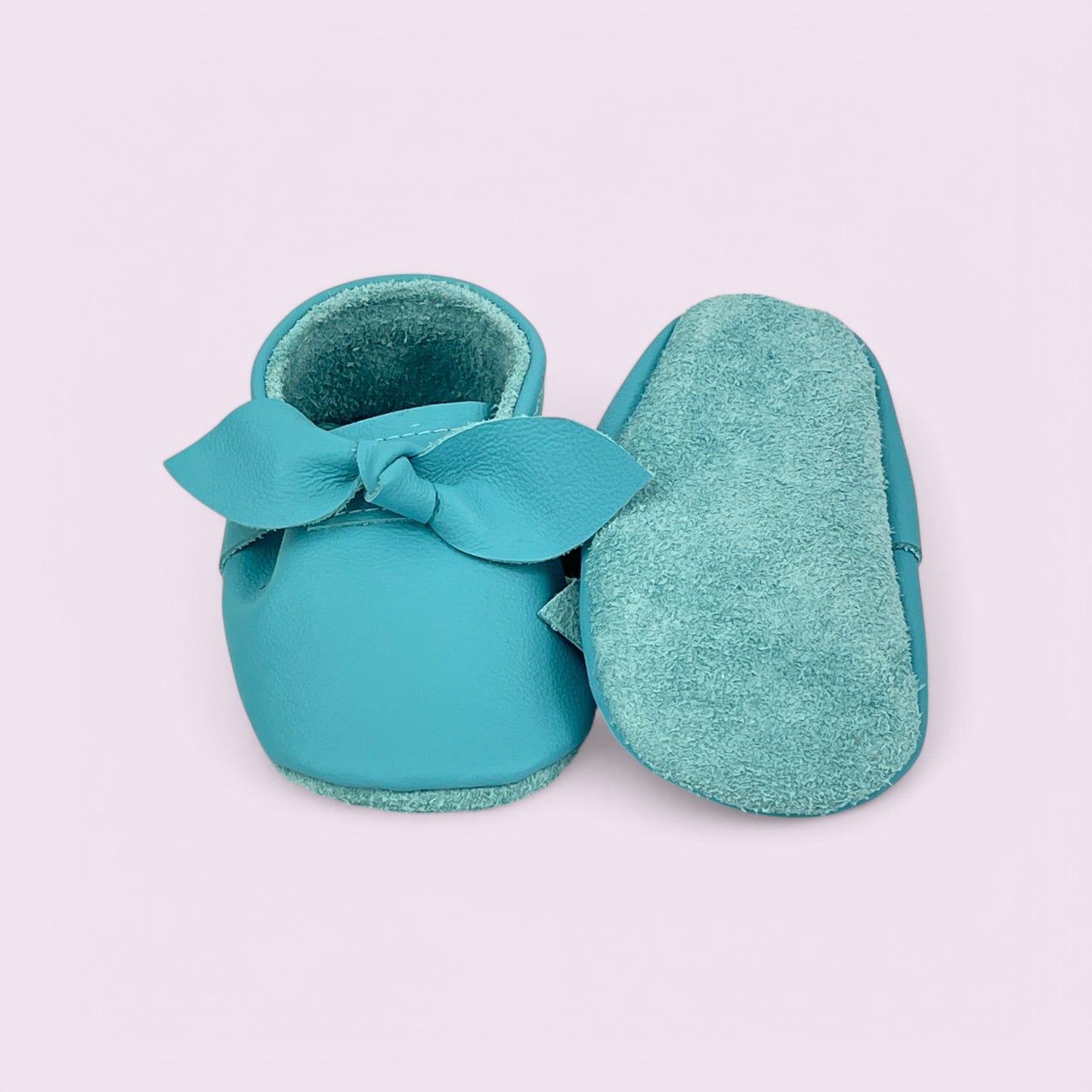 Baby Krabbelschuhe aus Leder