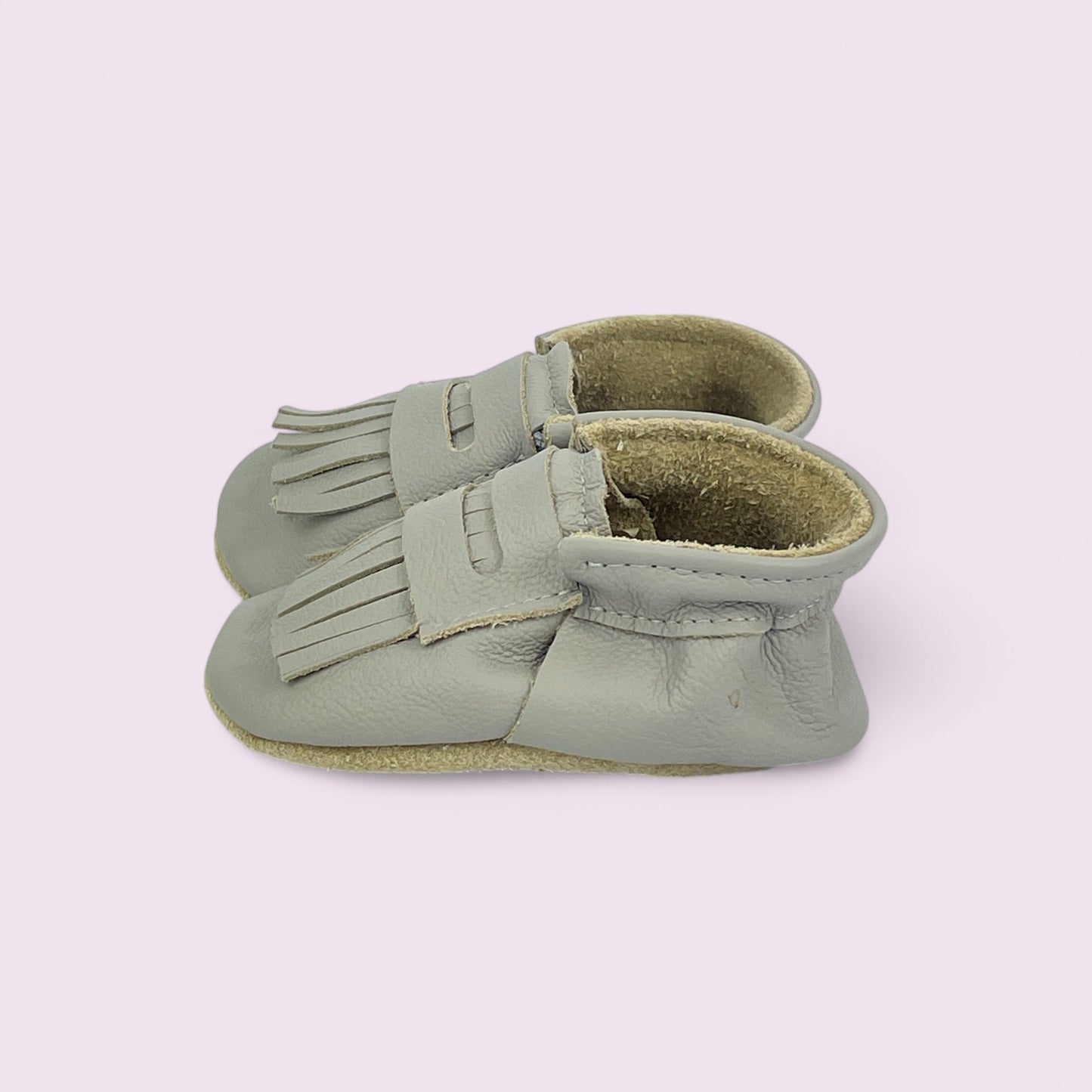 Baby Krabbelschuhe aus Leder