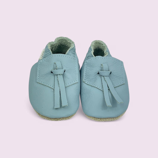 Baby Krabbelschuhe aus Leder