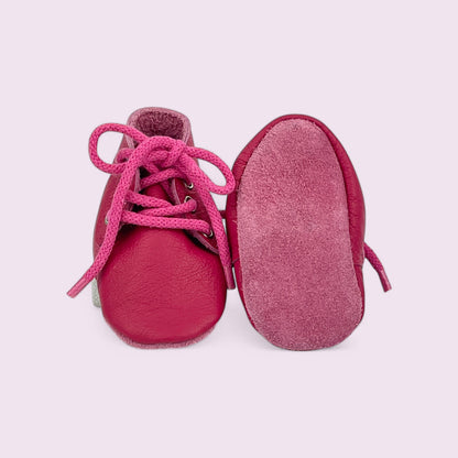 Krabbelschuhe Baby aus Leder