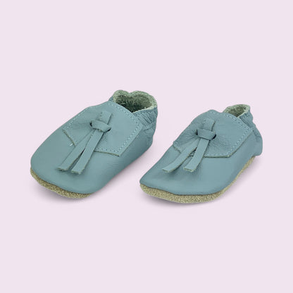 Baby Krabbelschuhe aus Leder