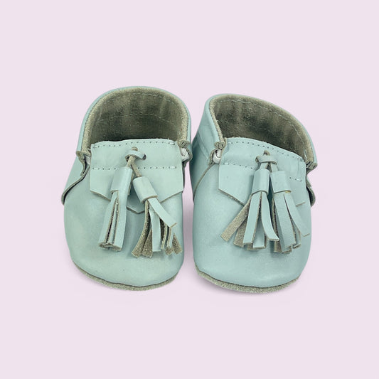Baby Krabbelschuhe aus Leder