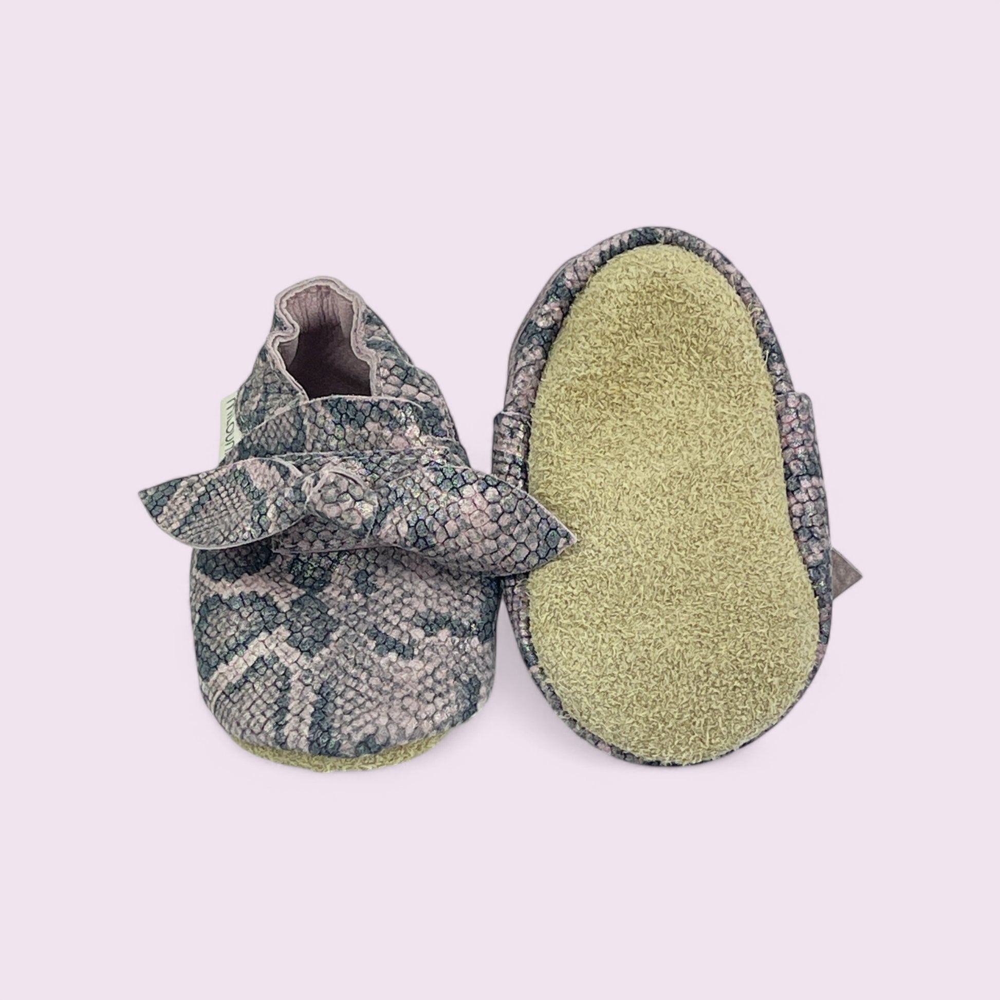 Baby Krabbelschuhe aus Leder