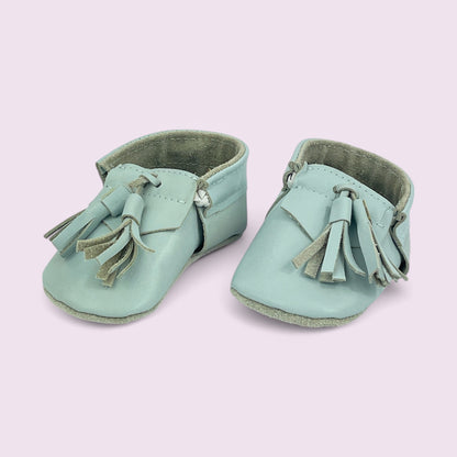Baby Krabbelschuhe aus Leder