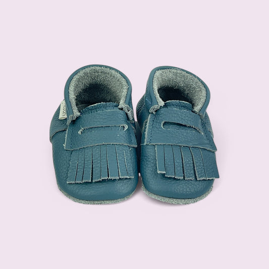 Baby Krabbelschuhe aus Leder