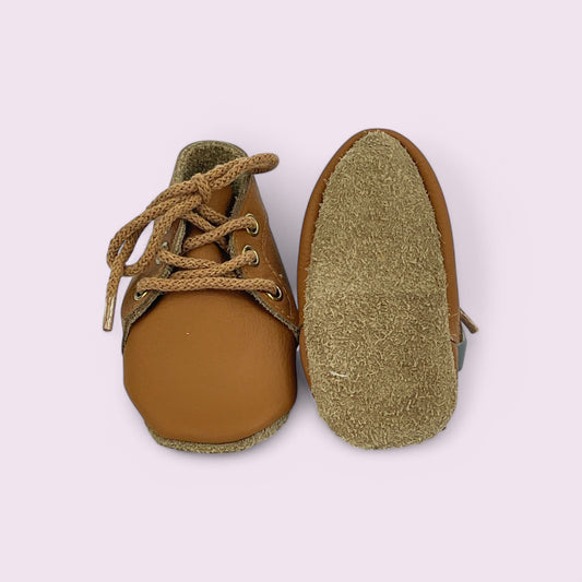Krabbelschuhe Baby aus Leder
