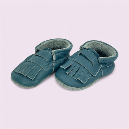 Baby Krabbelschuhe aus Leder