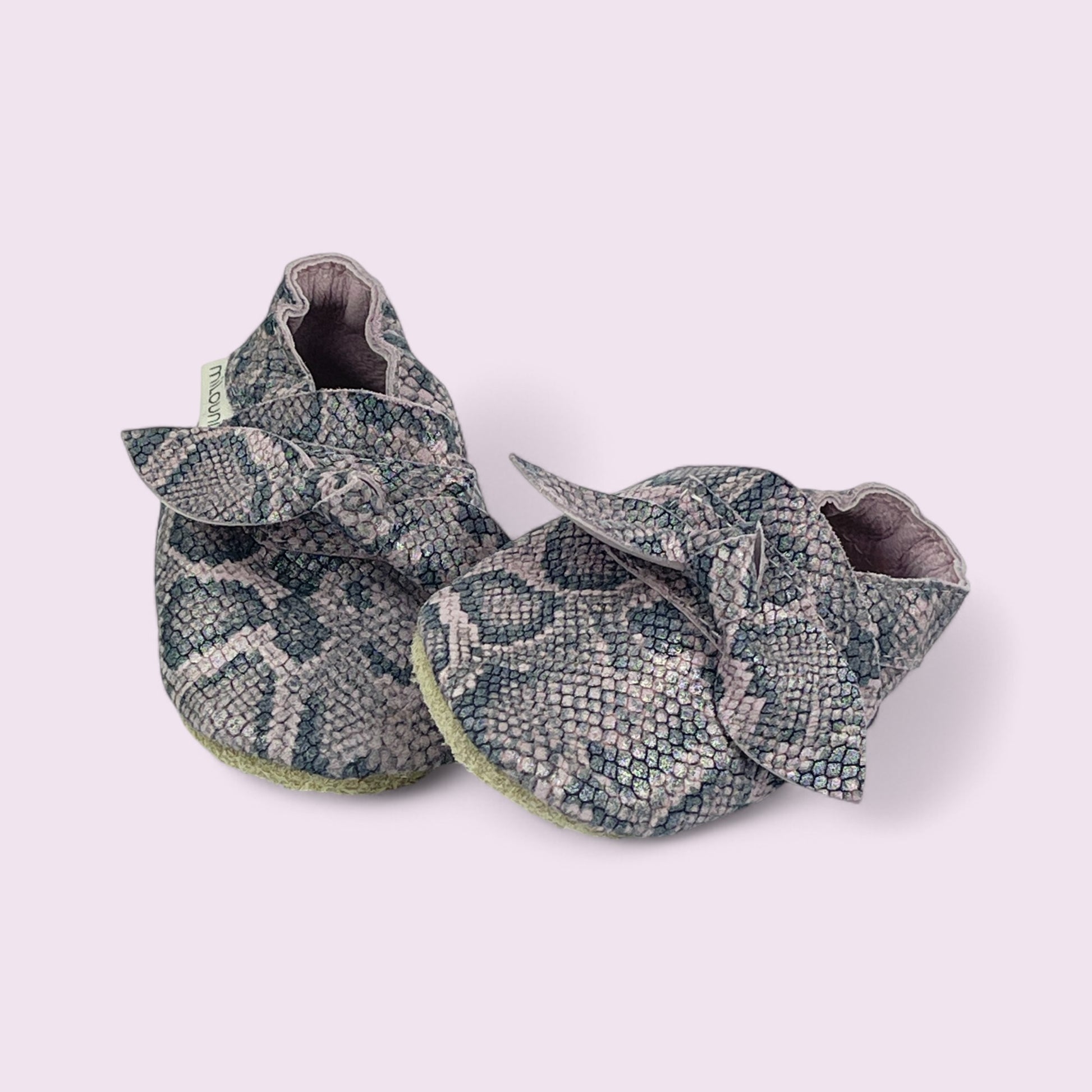 Baby Krabbelschuhe aus Leder