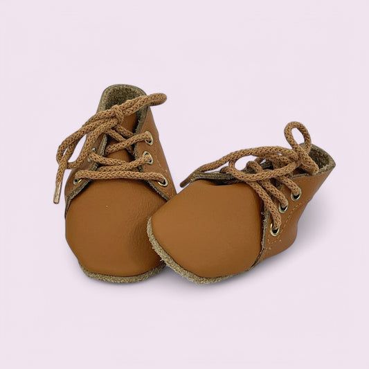 Krabbelschuhe Baby aus Leder