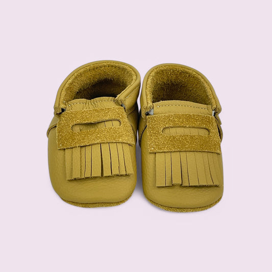 Baby Krabbelschuhe aus Leder