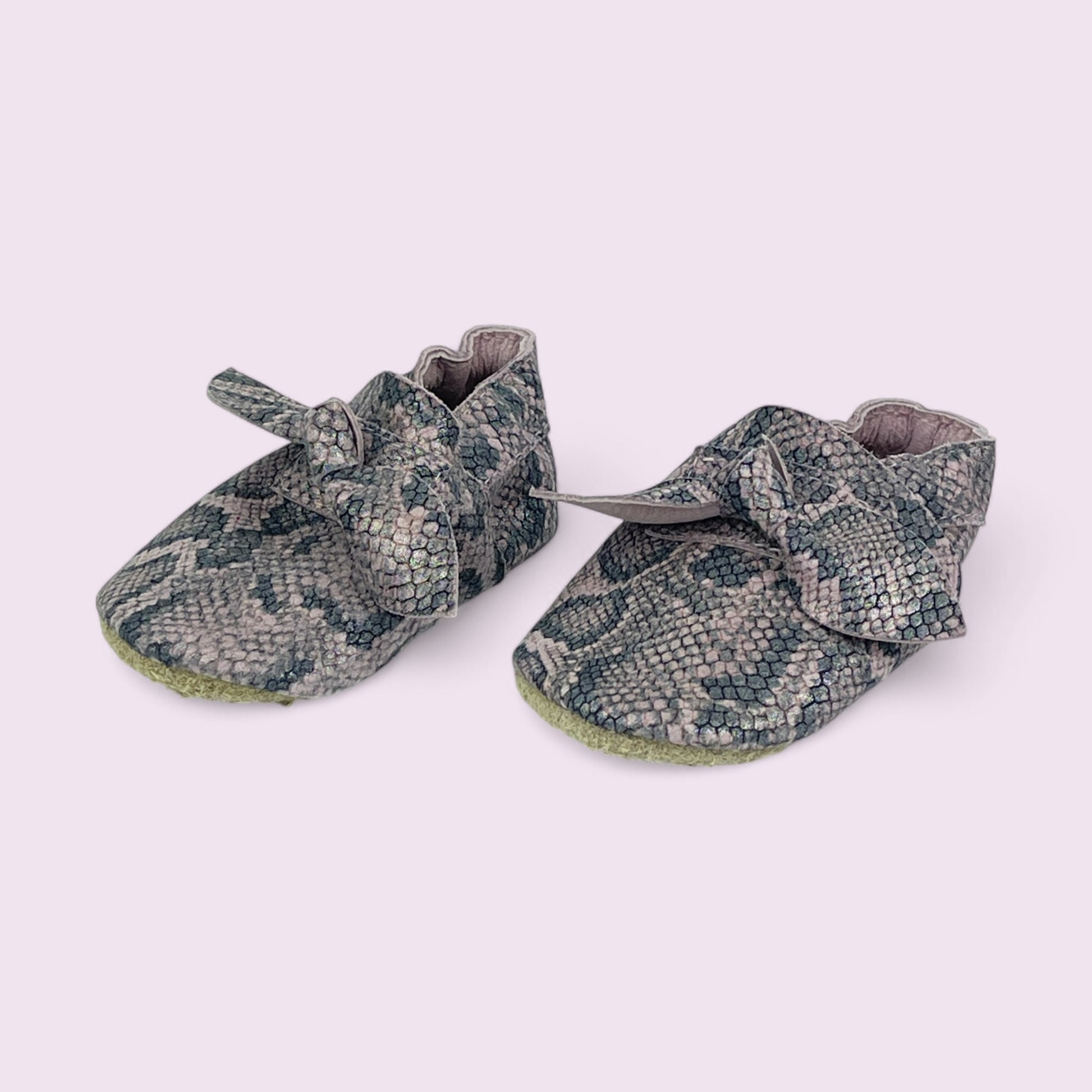 Baby Krabbelschuhe aus Leder