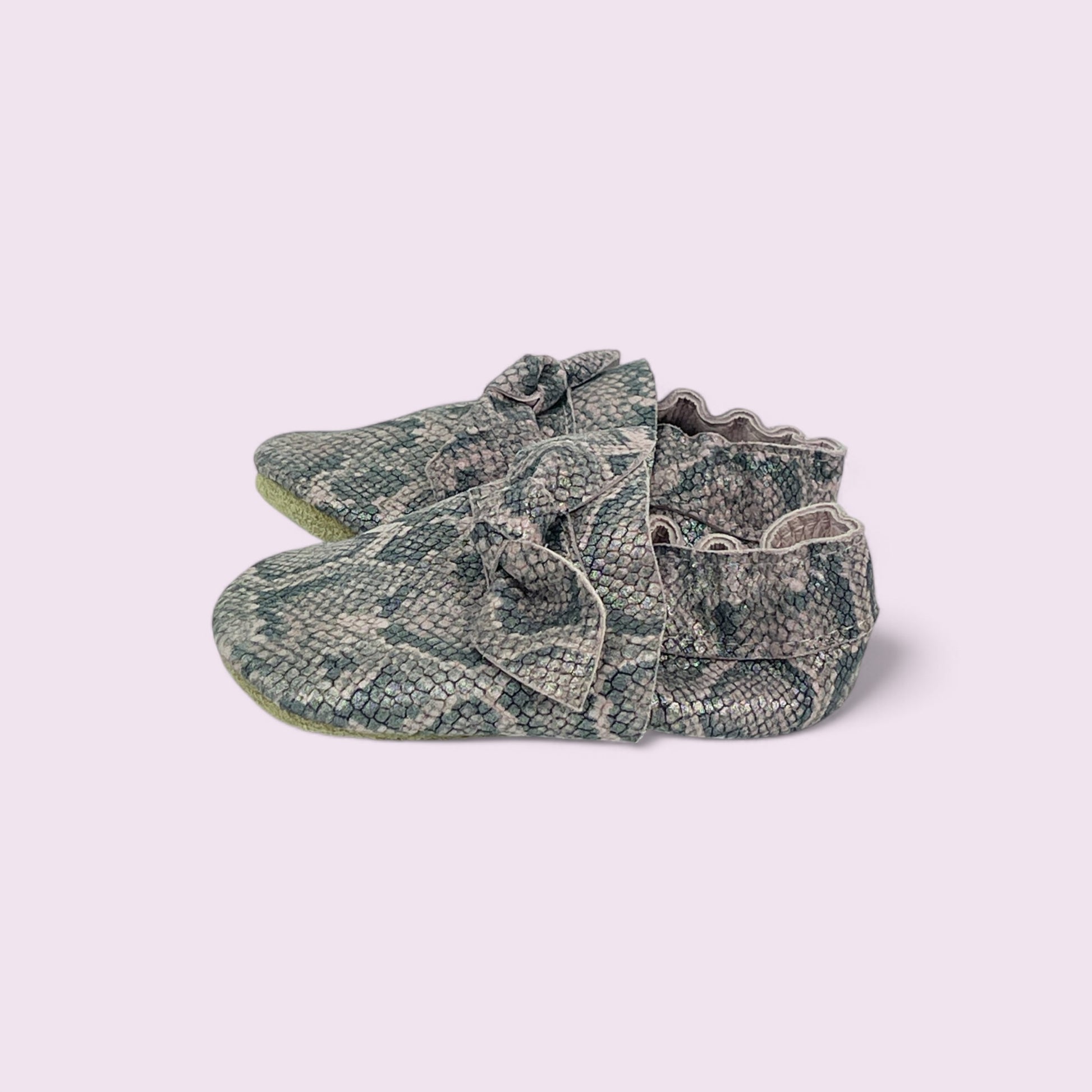 Baby Krabbelschuhe aus Leder