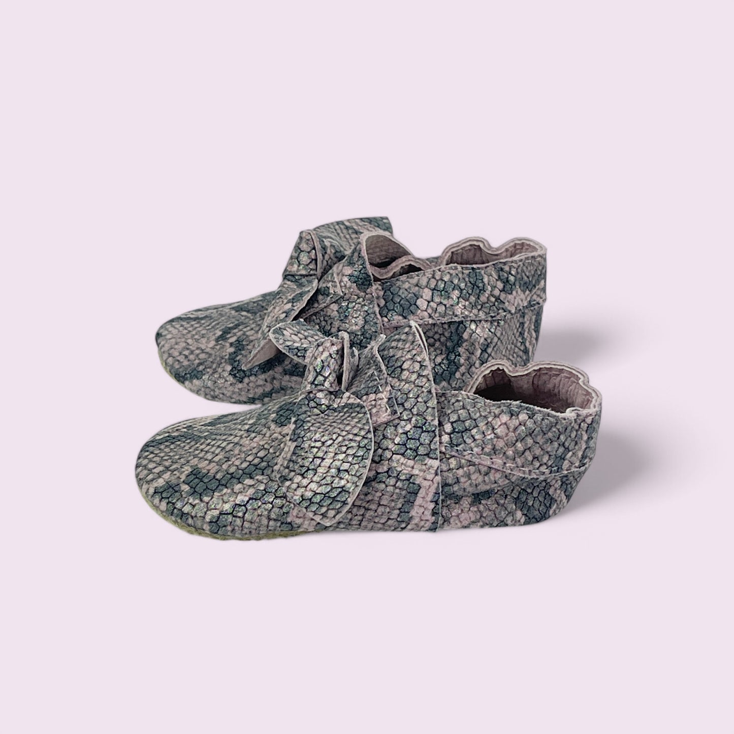 Baby Krabbelschuhe aus Leder