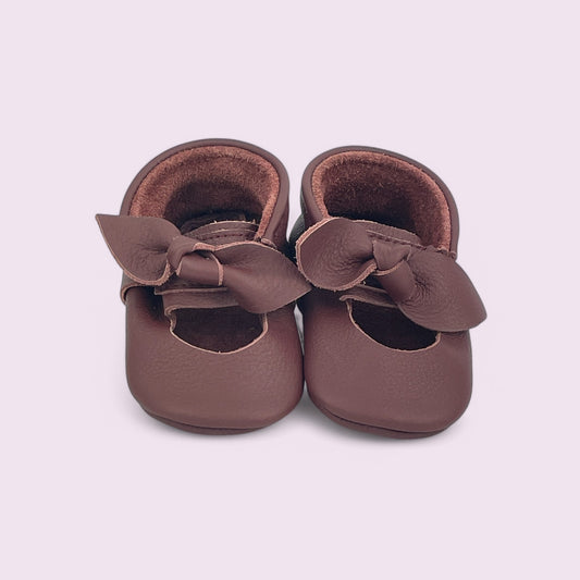 Baby Krabbelschuhe aus Leder