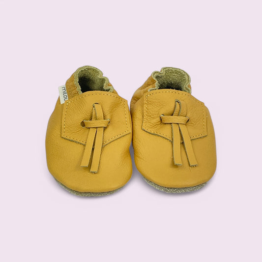 Baby Krabbelschuhe aus Leder