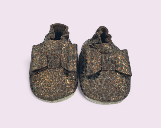 Baby Krabbelschuhe aus Leder