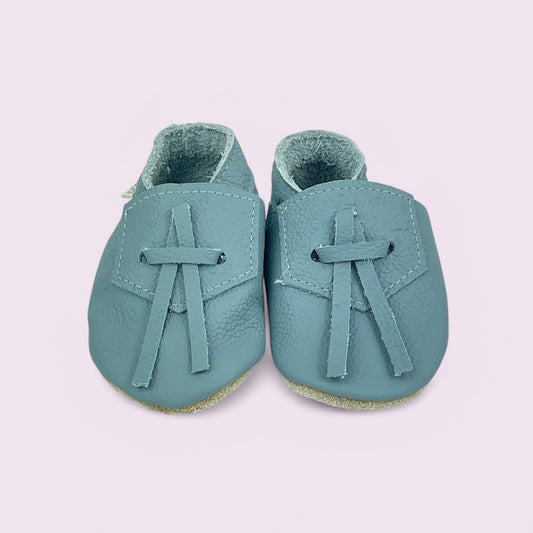 Baby Krabbelschuhe aus Leder