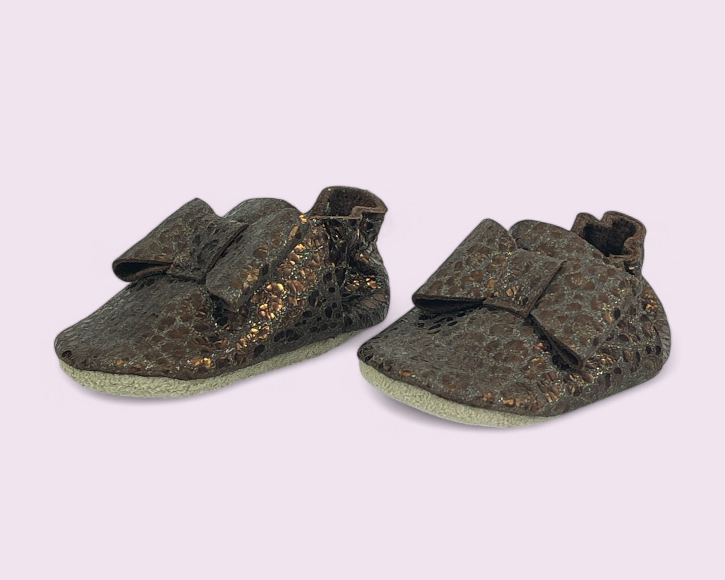 Baby Krabbelschuhe aus Leder