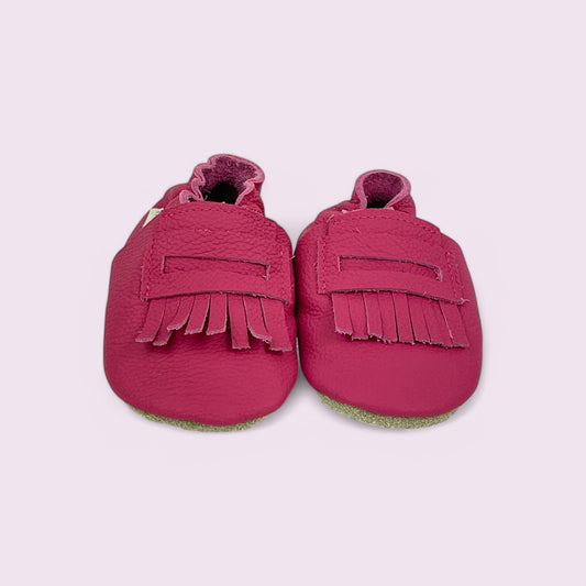 Krabbelschuhe Baby - Mokassins / Pink - 18/19