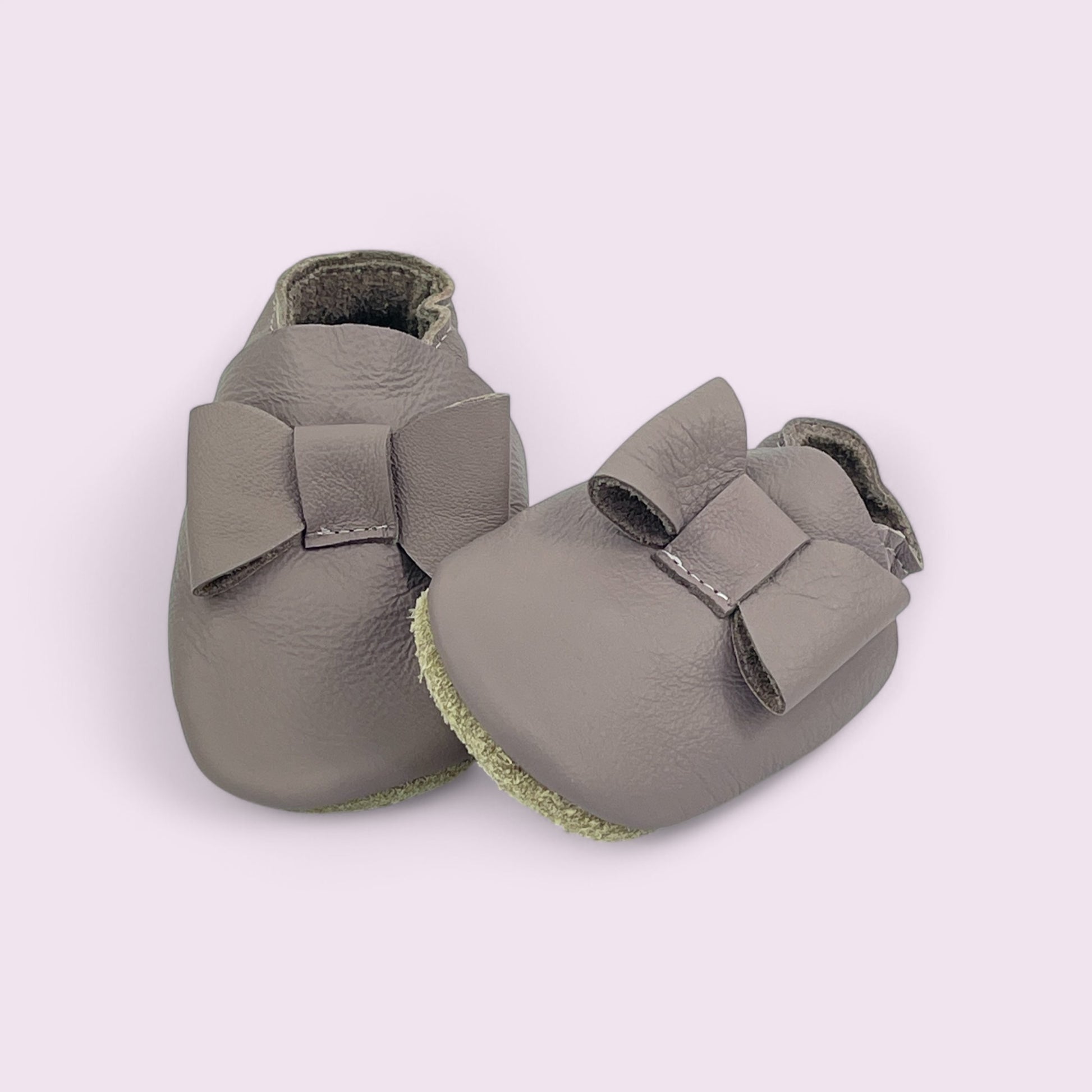 Baby Krabbelschuhe aus Leder