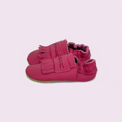 Krabbelschuhe Baby - Mokassins / Pink - 18/19